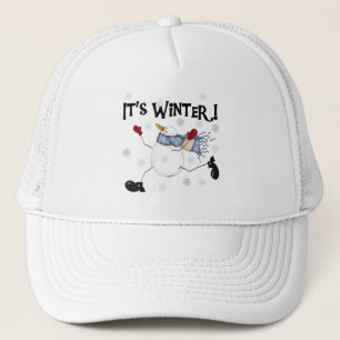 Het zijn Winter Snowman Feestdagen Trucker Pet
