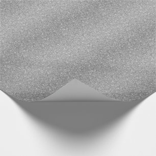 Het Zilver van Faux van het verpakkende Document Cadeaupapier