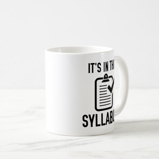 Het zit in de Syllabus Koffiemok (Voorkant rechts)