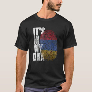 Het zit in mijn DNA Armeense teken trots trots Arm T-shirt