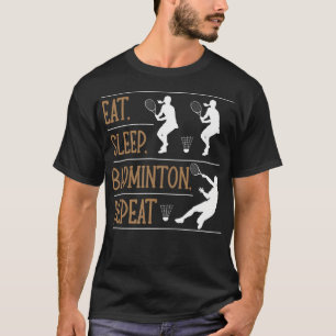Het Zit In Mijn DNA Badminton Shuttle Cock Racket T-shirt