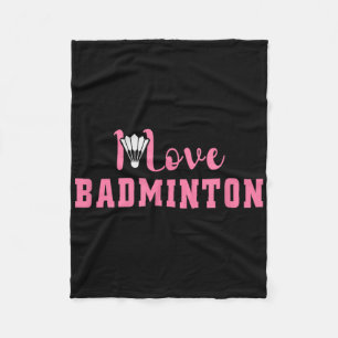 Het zit in mijn DNA Badminton Shuttle Racket Badmi Fleece Deken