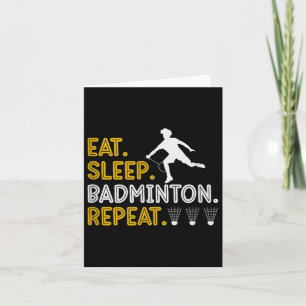 Het zit in mijn DNA Badminton Shuttle Racket Badmi Kaart