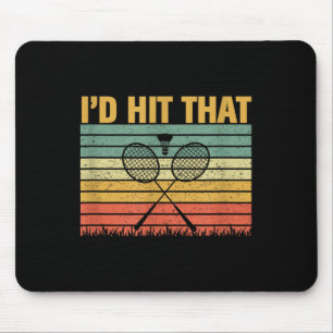 Het zit in mijn DNA Badminton Shuttle Racket Badmi Muismat