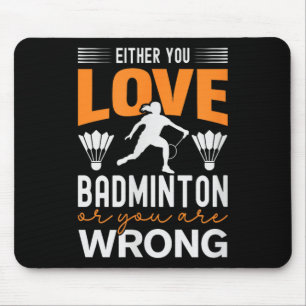 Het zit in mijn DNA Badminton Shuttle Racket Badmi Muismat