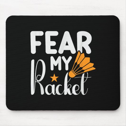 Het zit in mijn DNA Badminton Shuttle Racket Badmi Muismat (Voorkant)