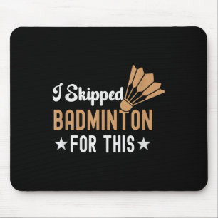 Het zit in mijn DNA Badminton Shuttle Racket Badmi Muismat