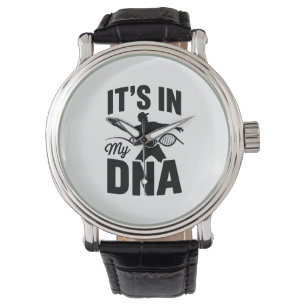 Het zit in mijn DNA disc golf Horloge