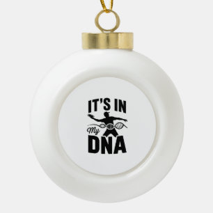 Het zit in mijn DNA disc golf Keramische Bal Ornament