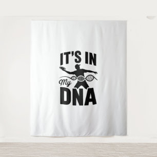 Het zit in mijn DNA disc golf Wandkleed