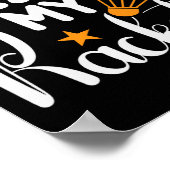 Het zit in mijn DNA Dminton Shuttle Racket Dminton Poster (Hoek)