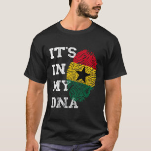 Het zit in mijn DNA Ghanese genetische Ghana Afrik T-shirt