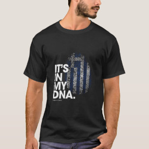 Het zit in mijn DNA Griekenland vlag Shirt Griekse