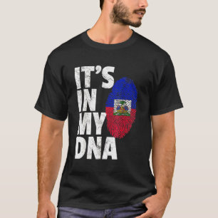 Het zit in mijn DNA Haïti Flag Pride T-shirt