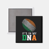 Het Zit In Mijn Dna Ierland Ierse Vlag Cadeaus Man Magneet (Voorkant / Achterkant)