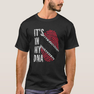 Het zit in mijn DNA-Mannen Trinidad en Tobago. T-shirt