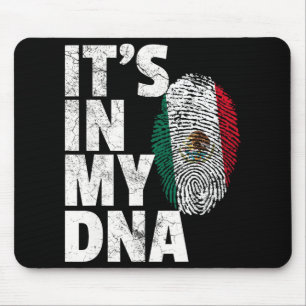 Het Zit In Mijn Dna Mexicaans Mexico Vlag Cinco De Muismat