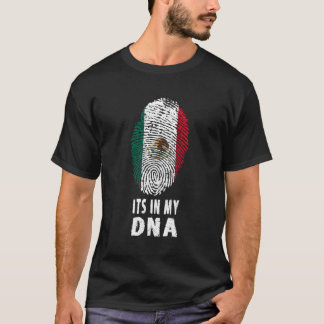 Het zit in mijn DNA Mexicaanse vlag T-shirt