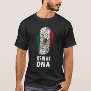 Het zit in mijn DNA Mexicaanse vlag T-shirt