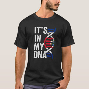 Het zit in mijn DNA-poel Costa Ricaanse wortels -  T-shirt