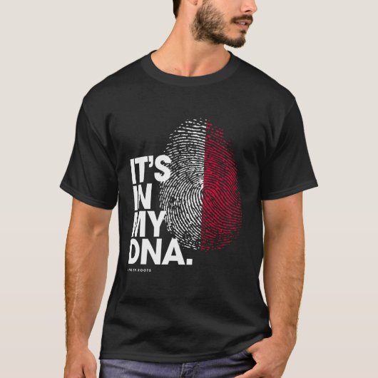 Het zit in mijn DNA Polen Flag Shirt Polish Roots (Voorkant)