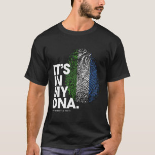 Het zit in mijn DNA Sierra Leone Flag Shirt Sierra