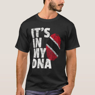 Het zit in mijn DNA Trinidad en Tobago Flag Pride  T-shirt