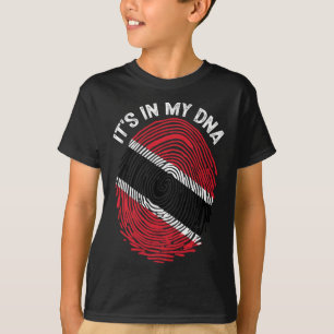 Het Zit In Mijn Dna Trinidad En Togo Vlag Trots Tr T-shirt