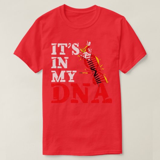 Het zit in mijn DNA Zimbabwe T-shirt (Design voorkant)