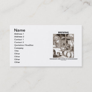 het zo snel mogelijk toepassen van de biotechnolog visitekaartje