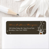 Het zoenen van viskoralen Beach Whimsical Cute Wed Etiket (Insitu)