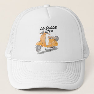 HET ZOETE LEVEN MOTORFIETS Truckerhoed Trucker Pet