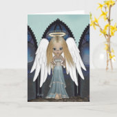 Het zoetste Wenskaart van de Engel Kaart (Gele Bloem)