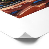 Het zonlicht van San Xavier vanmiddag Poster (Hoek)