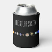 Het zonnestelsel blikjeskoeler (Blikje Voorkant)
