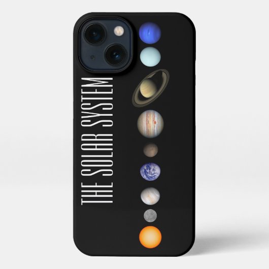 Het zonnestelsel iPhone hoesje (Achterkant)