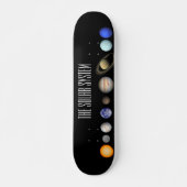 Het zonnestelsel skateboard (Voorkant)