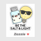 Het zout- en lichtgrappige bijbeltje sticker (Vel)