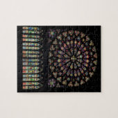 Het Zuid-Getransformeerde venster van het roos dat Legpuzzel (Horizontaal)