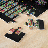 Het Zuid-Getransformeerde venster van het roos dat Legpuzzel (Zijkant)