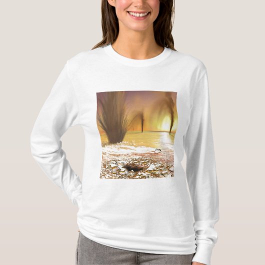 Het Zuidpoolijs van Martian T-shirt (Voorkant)