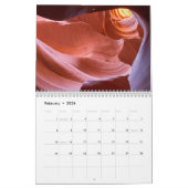 Het zuidwesten van Amerika - de Grote Cirkel Kalen Kalender (Feb 2026)