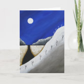 Het Zuidwesten van de Woestijn van het Wenskaart Feestdagen Kaart (Voorkant)