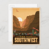 Het zuidwesten | Verenigde Staten Briefkaart (Voorkant / Achterkant)