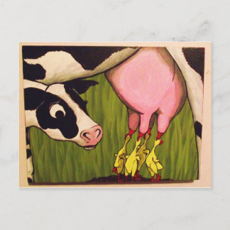Het zuigen briefkaart