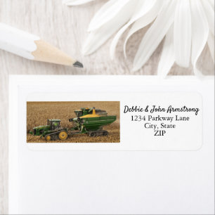 Het zware Boerderij van de materiaaltrekker combin Etiket