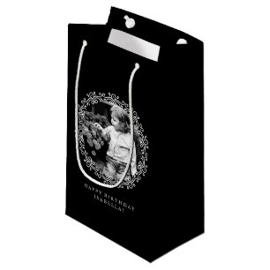Het zwart-witte Gepersonaliseerde Lijst van de Klein Cadeauzakje