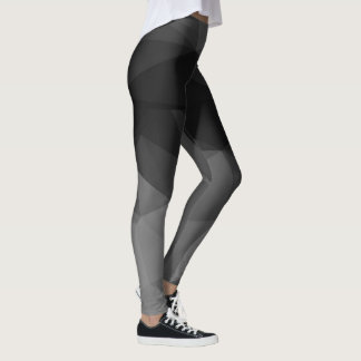 Het zwart-witte Ontwerp van de Veelhoek Leggings
