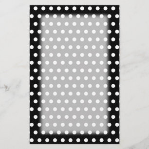 Het zwart-witte Patroon van de Stip. Spotty. Briefpapier