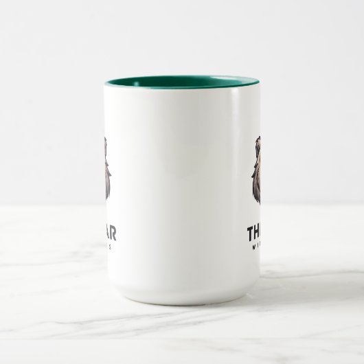 Het zwarte Beer Mok (Midden)